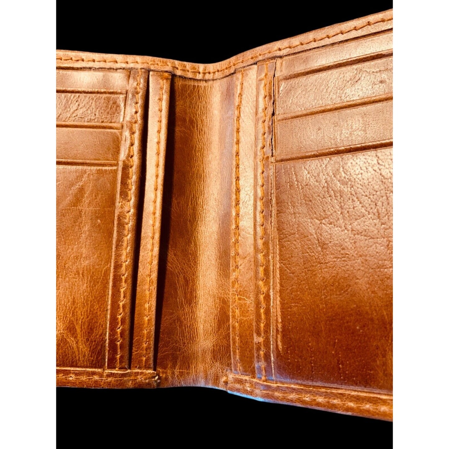 Apple Leather Wallet Bifold Premium Quality Buffalo Fruit Tree Food Organic NEW