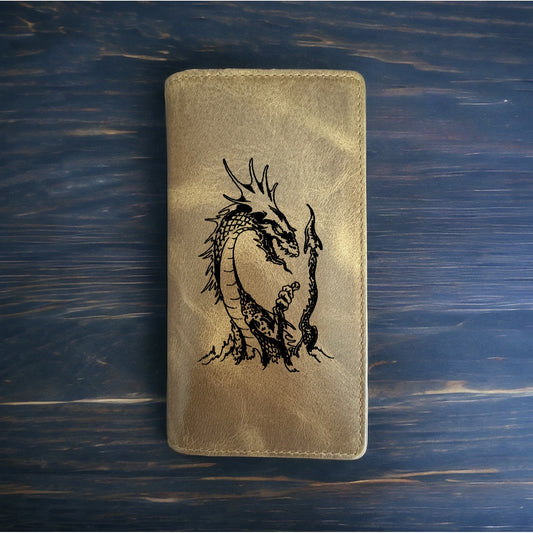 Sea Monster Rodeo Wallet Cowboy Western Buffalo Leather Premium Ocean Beach NEW