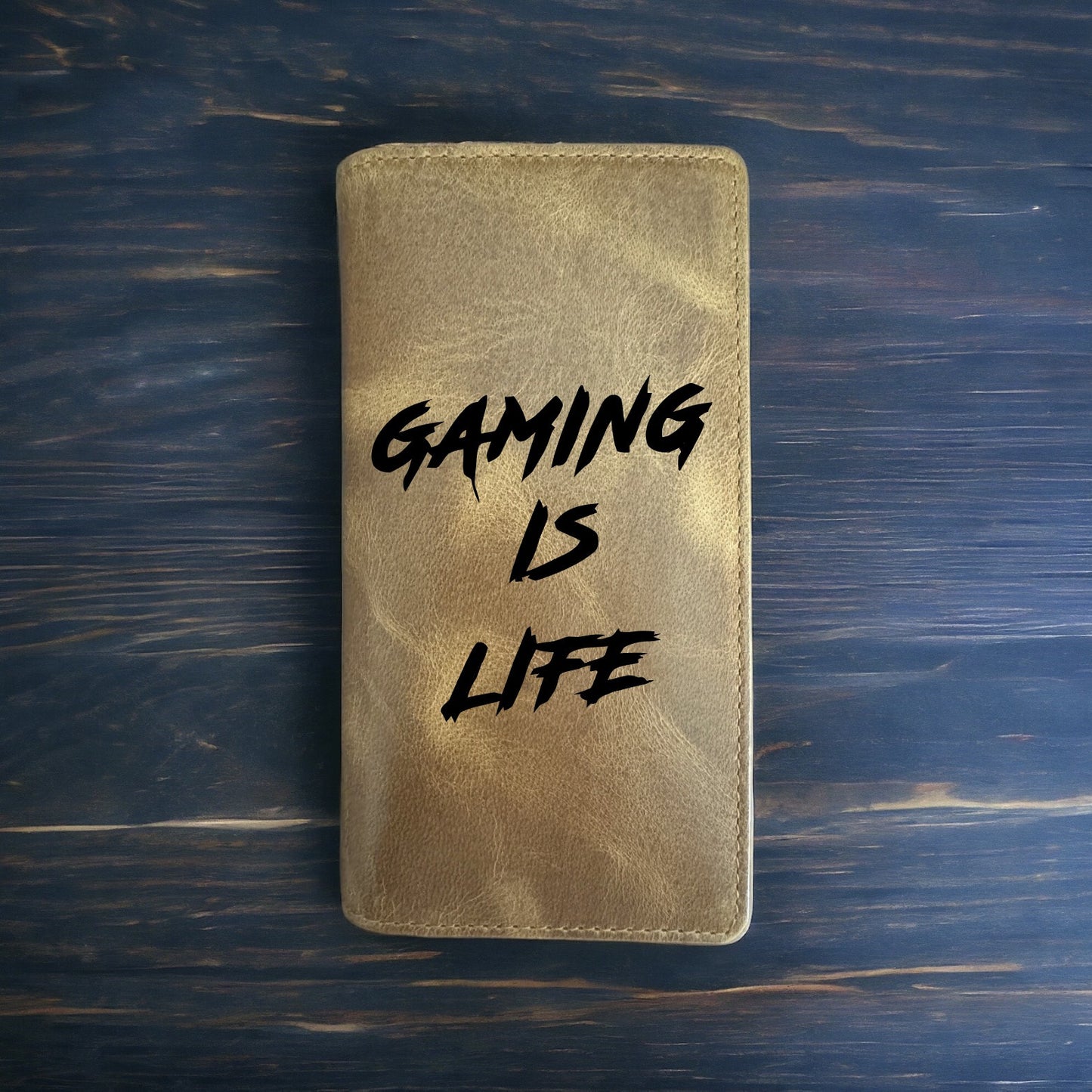 Gaming Is Life Rodeo Wallet Cowboy Western Buffalo Leather Premium Gamer NEW