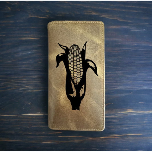 Corn Rodeo Wallet Cowboy Western Buffalo Leather Premium Farm Cob Stalk NEW