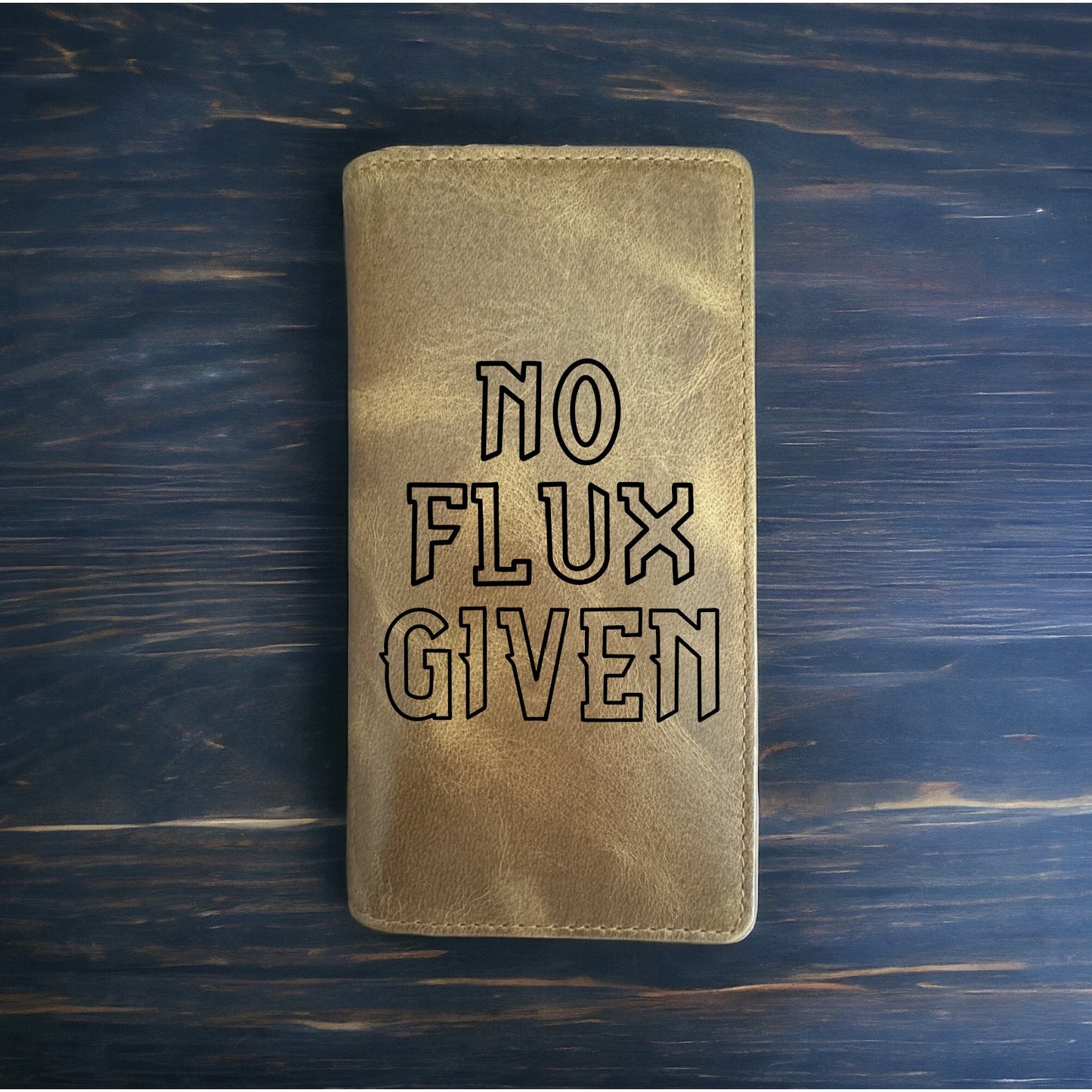 No Flux Rodeo Wallet Cowboy Western Buffalo Leather Premium Funny Weld Work NEW