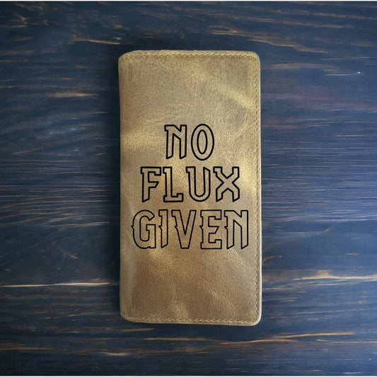 No Flux Rodeo Wallet Cowboy Western Buffalo Leather Premium Funny Weld Work NEW