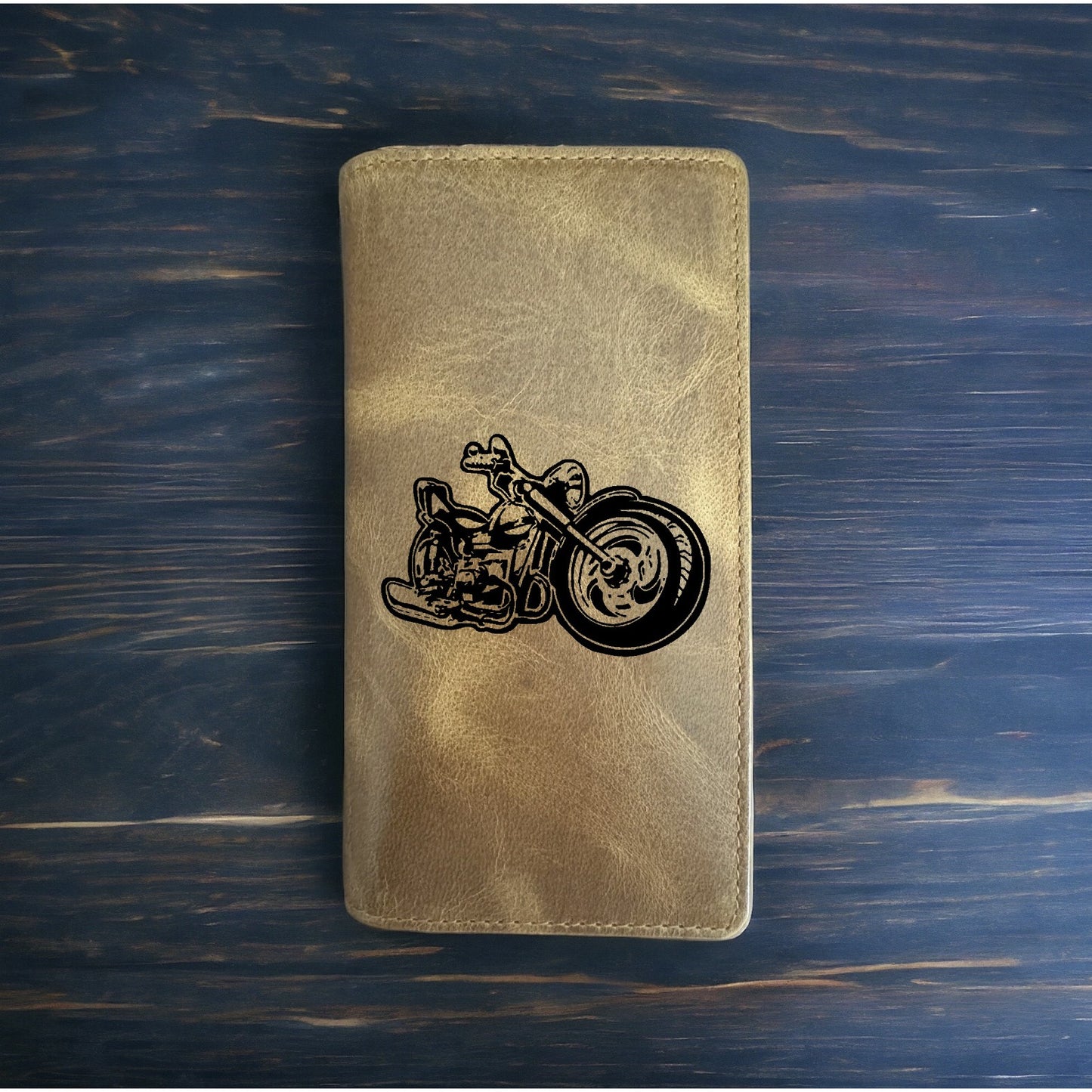 Motorcycle Rodeo Wallet Cowboy Western Buffalo Leather Premium Chopper Bike NEW