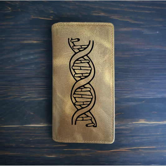 Double Helix Rodeo Wallet Cowboy Western Buffalo Leather Premium DNA Life NEW